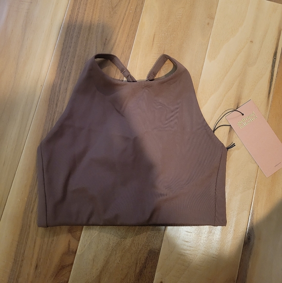 Girlfriend Collective Brown Sports Bra - Picture 8 of 10